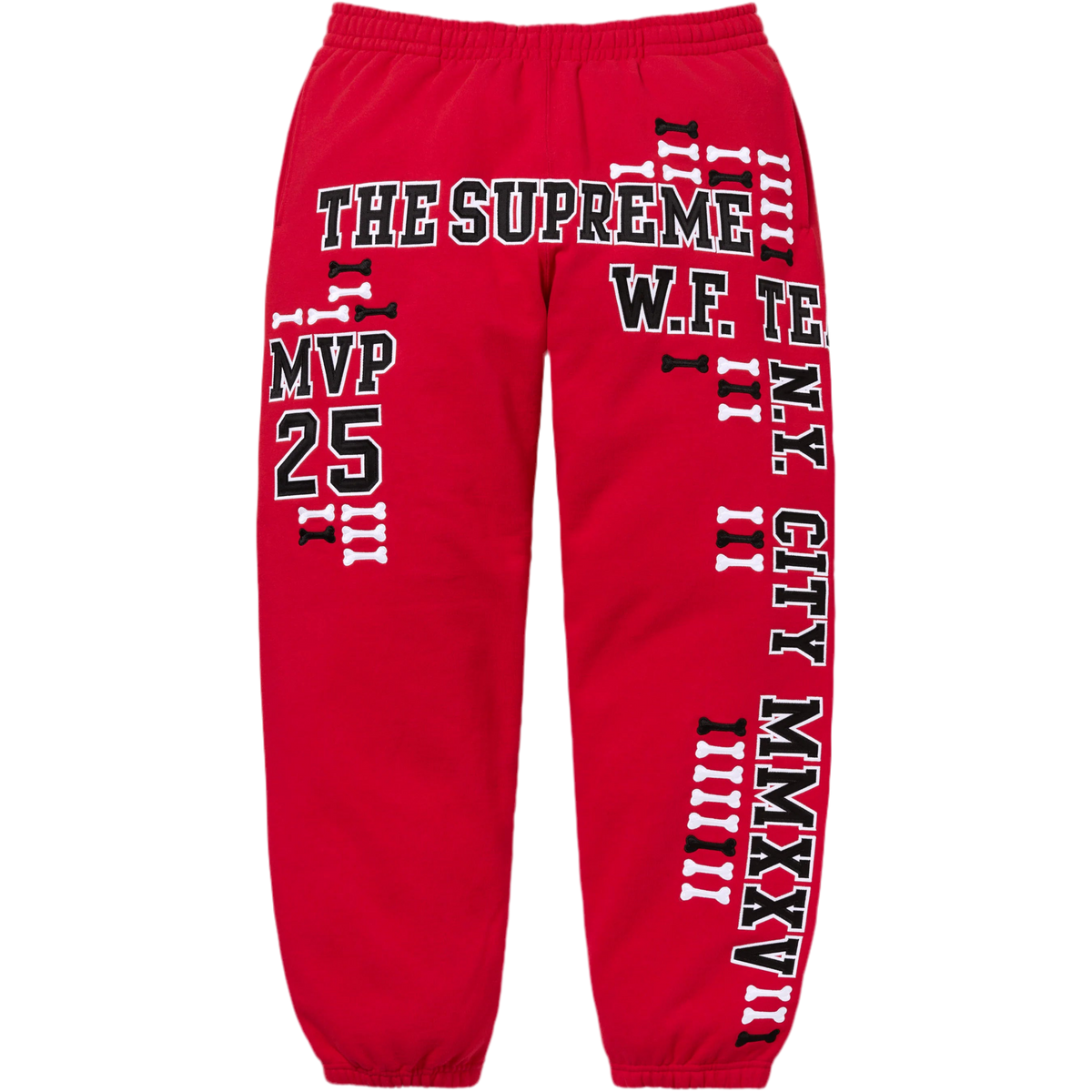 Supreme League Champs Sweatpants Red