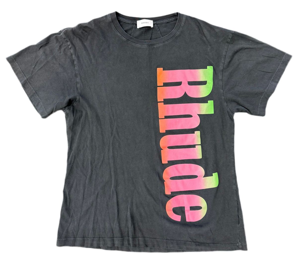 Rhude Gradient T shirt Black wash