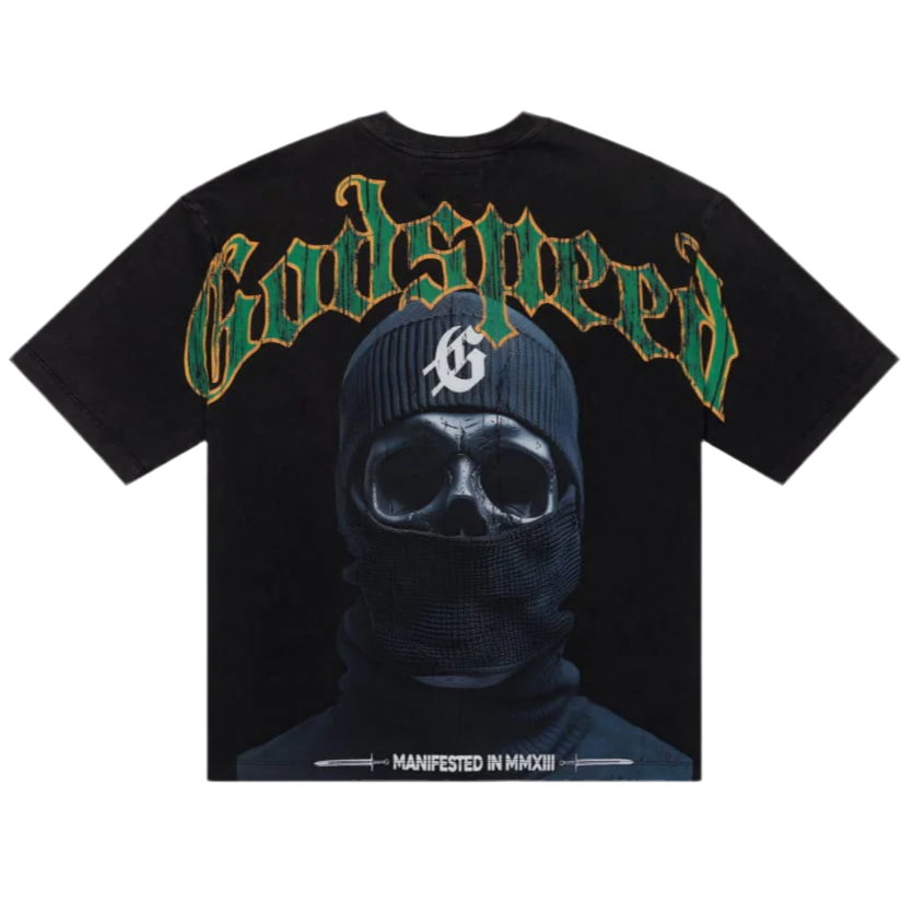 Godspeed Balaclava Szn T-Shirt (Black Wash)