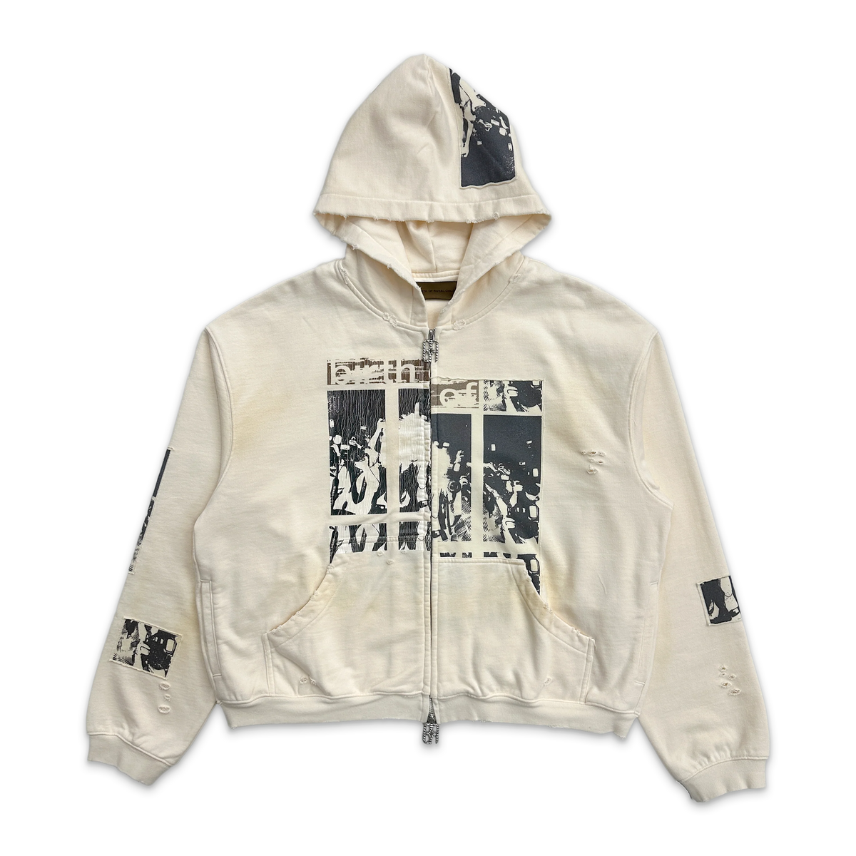 Birth Of Royal Child Flashlight Hoodie Cream
