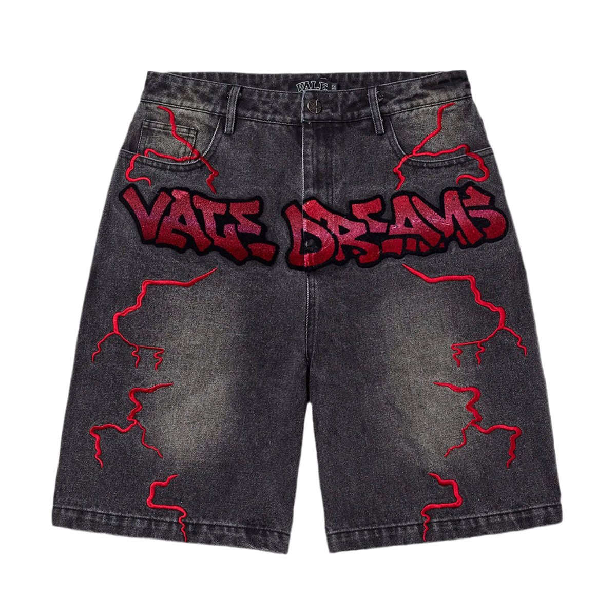 Vale Black Graffiti Jorts