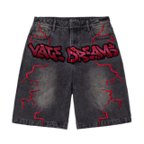 Vale Black Graffiti Jorts