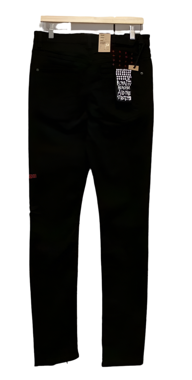 KSUBI CHITCH LAID BLACK JEANS BLACK(USED)
