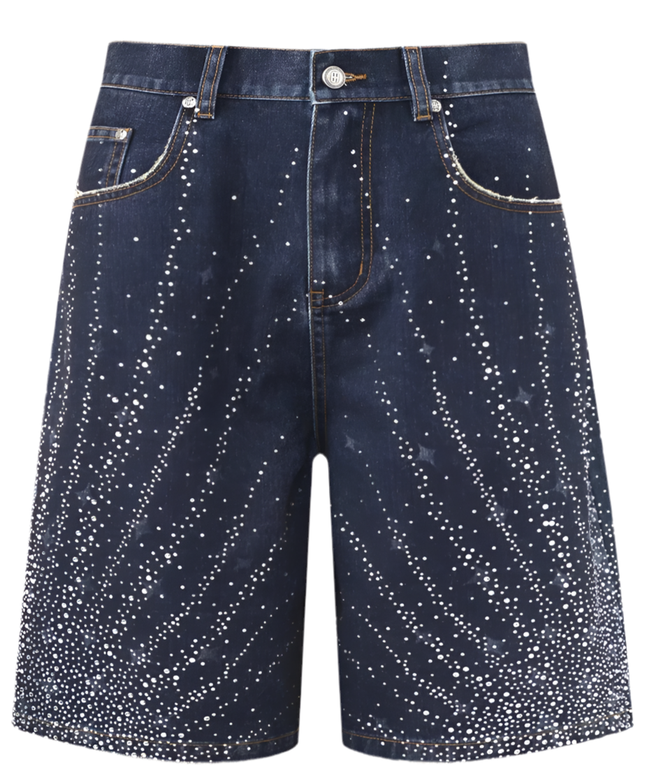 Birth of Royal Child Starlight Denim Jorts Blue