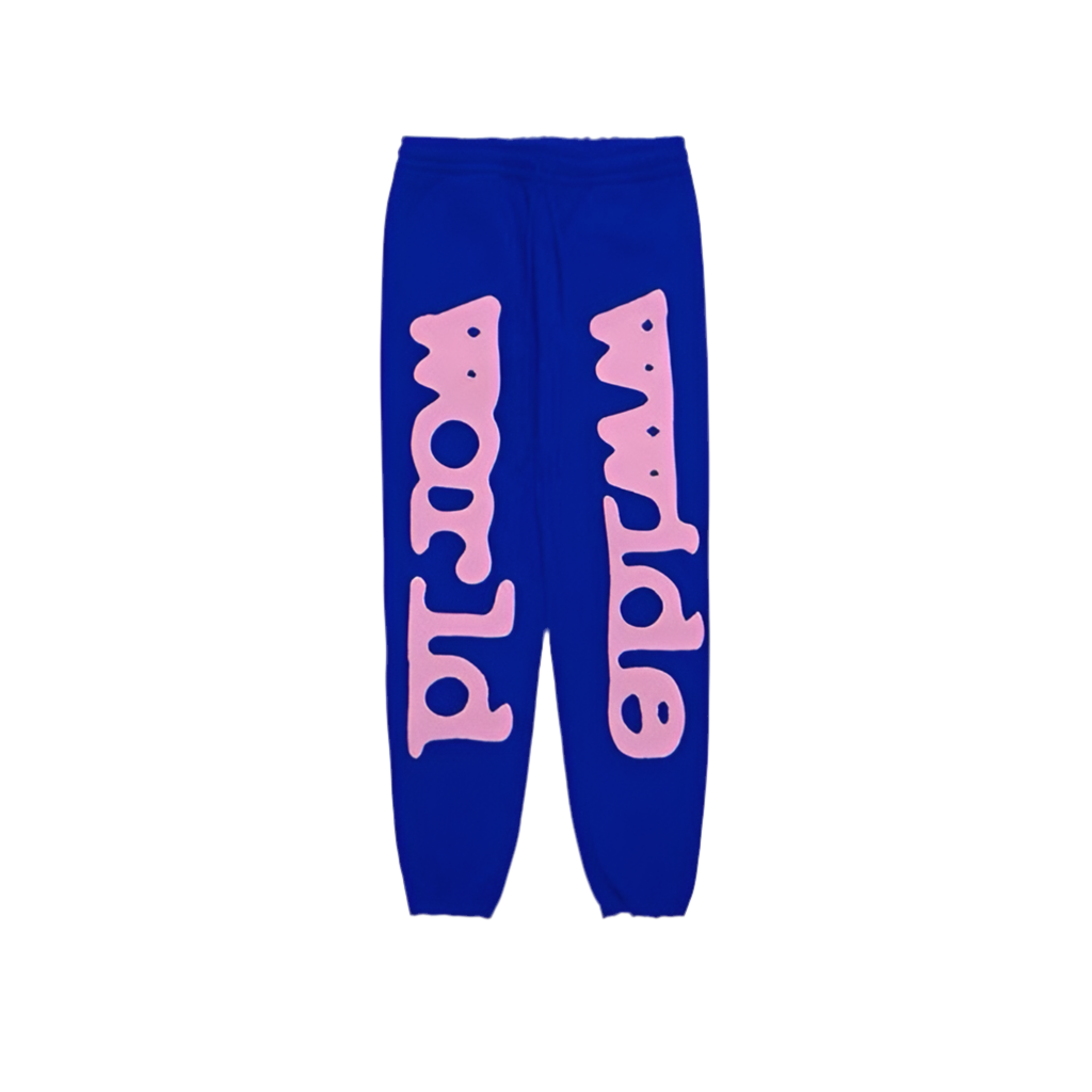 Sp5der Beluga Sweatpants Blue