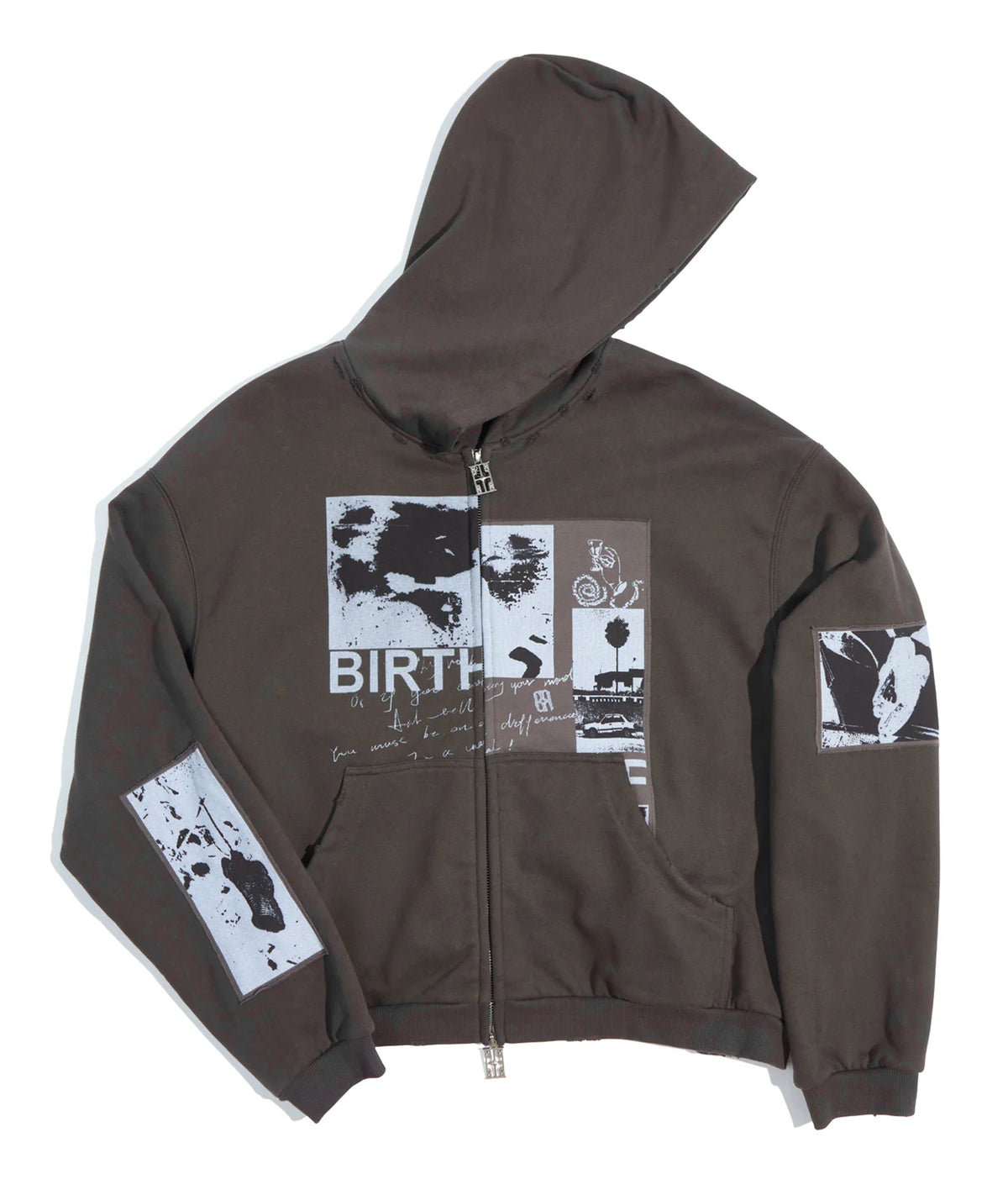 Birth Of Royal Child Poster Patchwork Hoodie
