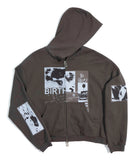 Birth Of Royal Child Poster Patchwork Hoodie