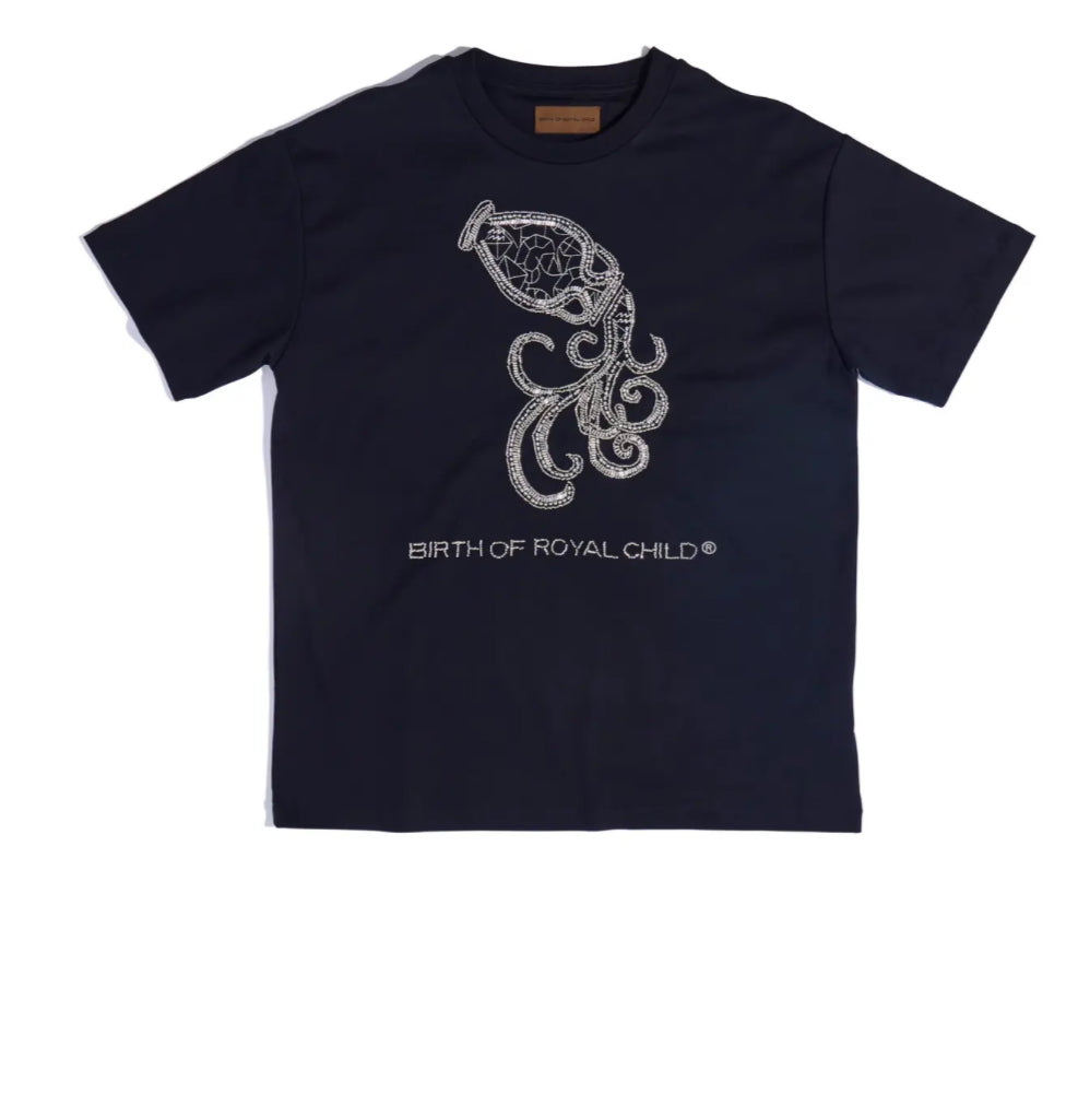 Birth Of Royal Child Zodiac Tee: Aquarius black