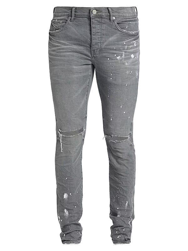Purple Brand Dropped Fit Jeans Grey