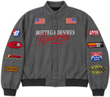 BOTTEGA DESIRES RACE JACKET GREY
