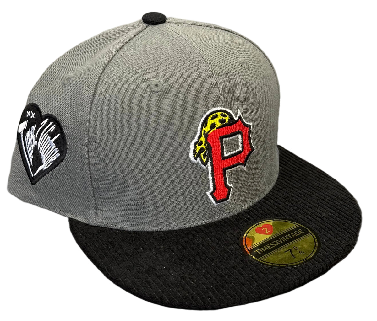 T2V Pirates - Grey And Black Fitted