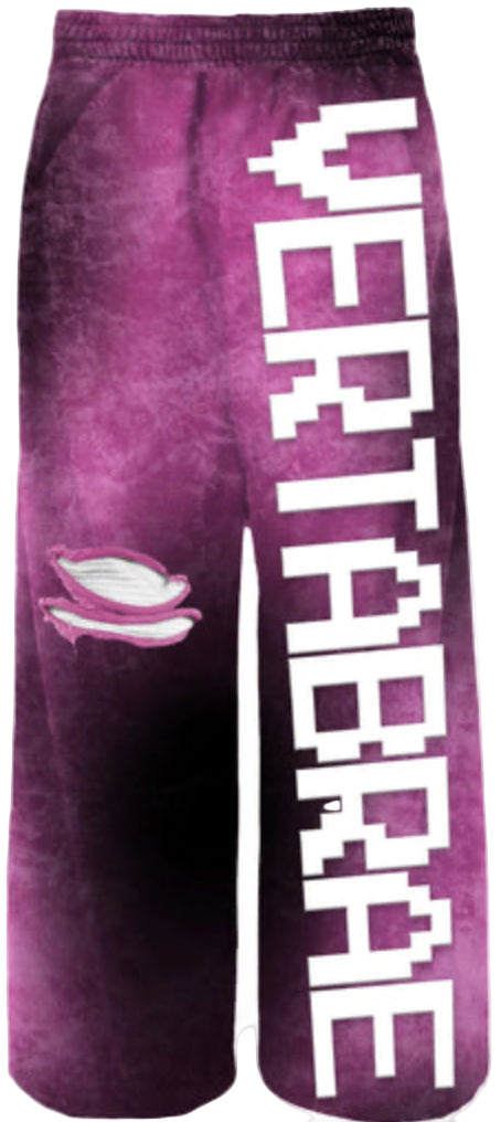 Vertabrae Sweatpants "Purple/White"