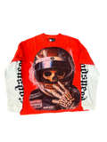 Godspeed F1 World Cup Layered Long Sleeve Tee Shirt Red