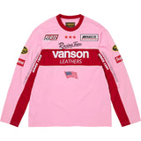 Supreme Vanson Leathers Top Pink