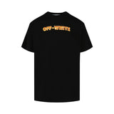 Off White Gold Metal Arrow Tee Shirt Black