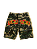 Bottega Desires Camo Shorts
