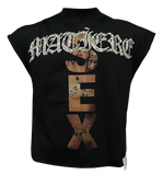 MADONNA CUTOFF T-SHIRT 'BLACK'