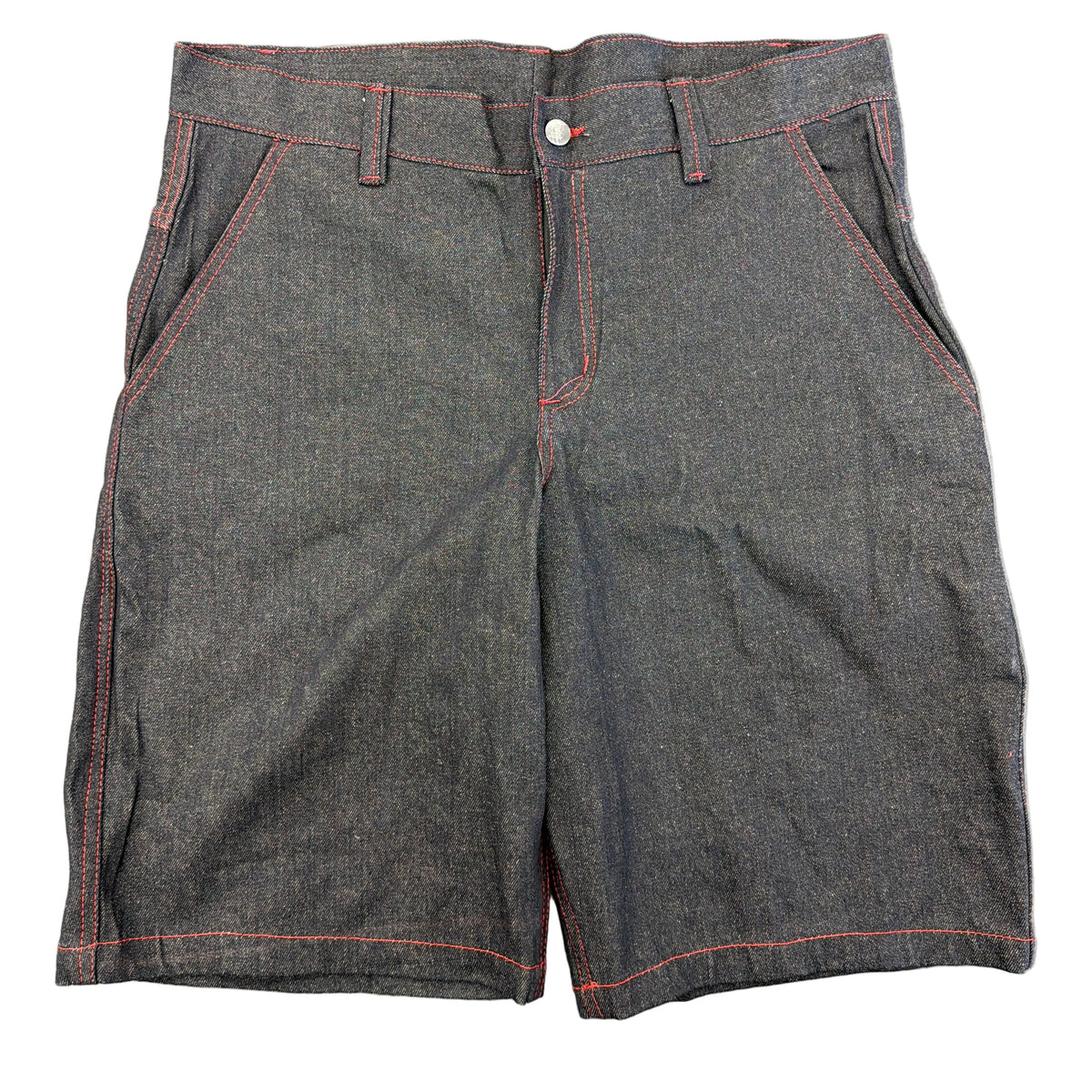 Stussy Big Ol' Shorts Black Red Stitch