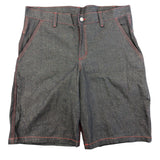 Stussy Big Ol' Shorts Black Red Stitch