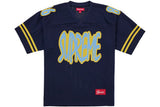 Supreme Reflective Football Jersey Navy