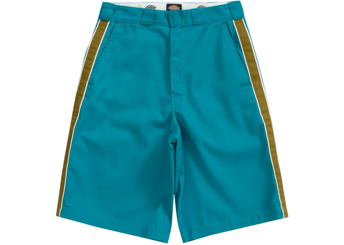 Supreme Dickies Stripe 874 Work Shorts Teal