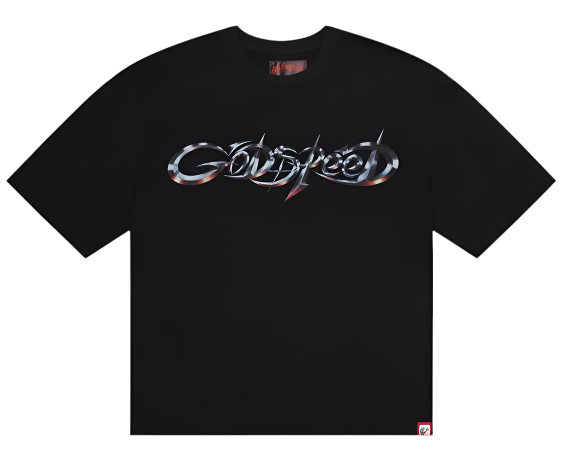 Godspeed New Age Logo Tee Shirt Black