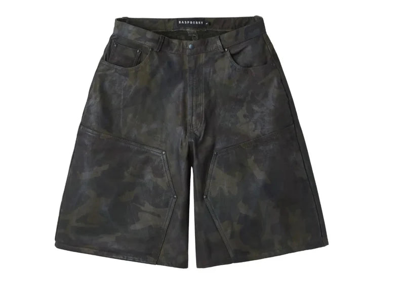 Raspberry Hills Barrack Leather Shorts