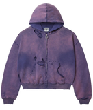 Vale Forever Purple Destroyer Zip Up Hoodie