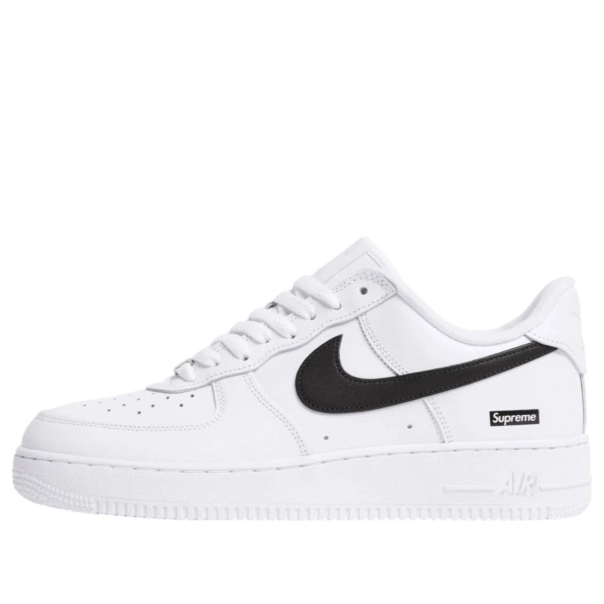 Supreme Air Force 1 Low 'White Black'