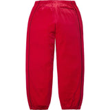Supreme Velour Mesh Track Pant Red