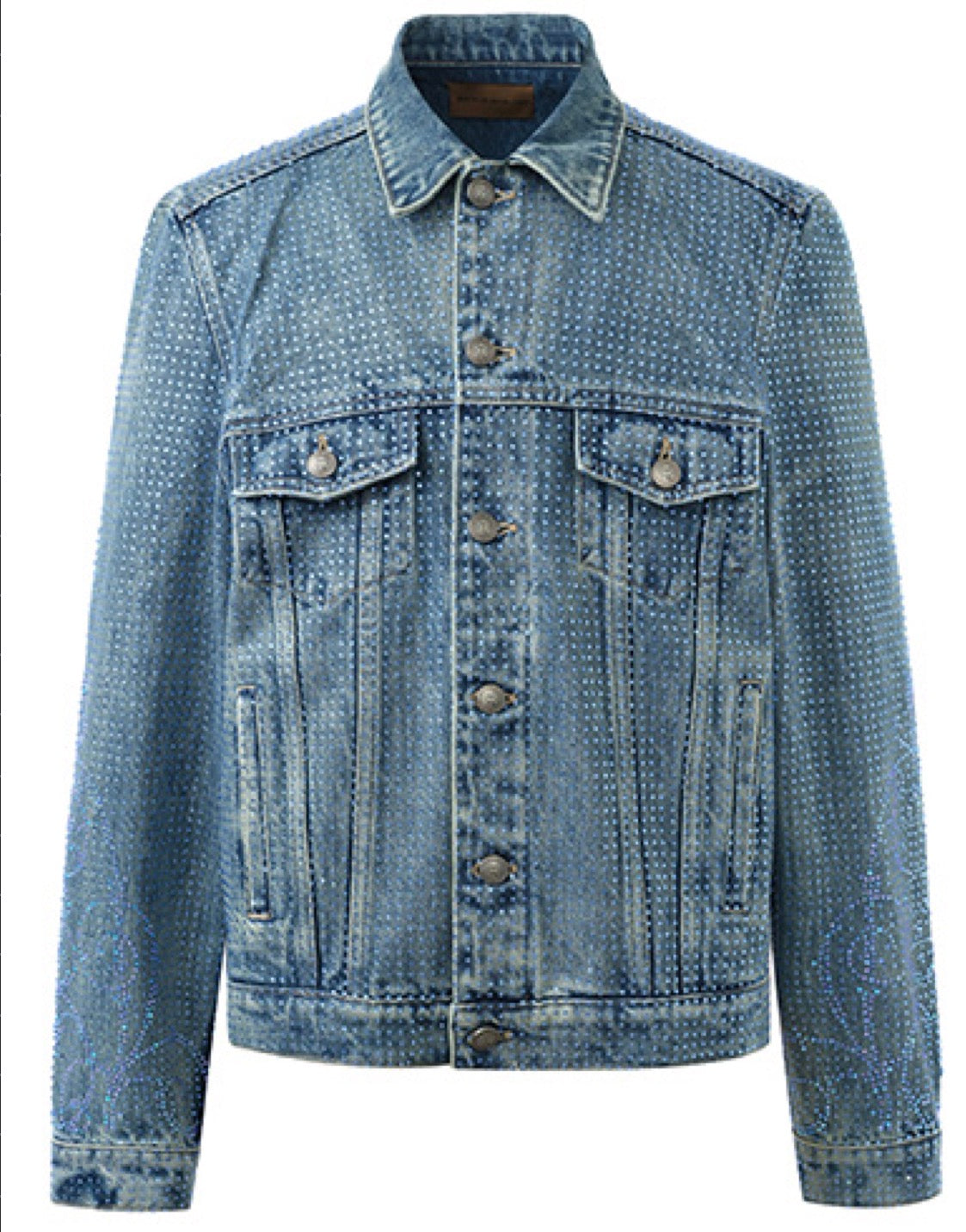 Birth Of Royal Child 20k Diamond Vine Denim Jacket