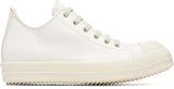 Rick Owens DRKSHDW Low Sneaks Milk White