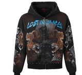 Lost Intricacy Twin Tigers Hoodie