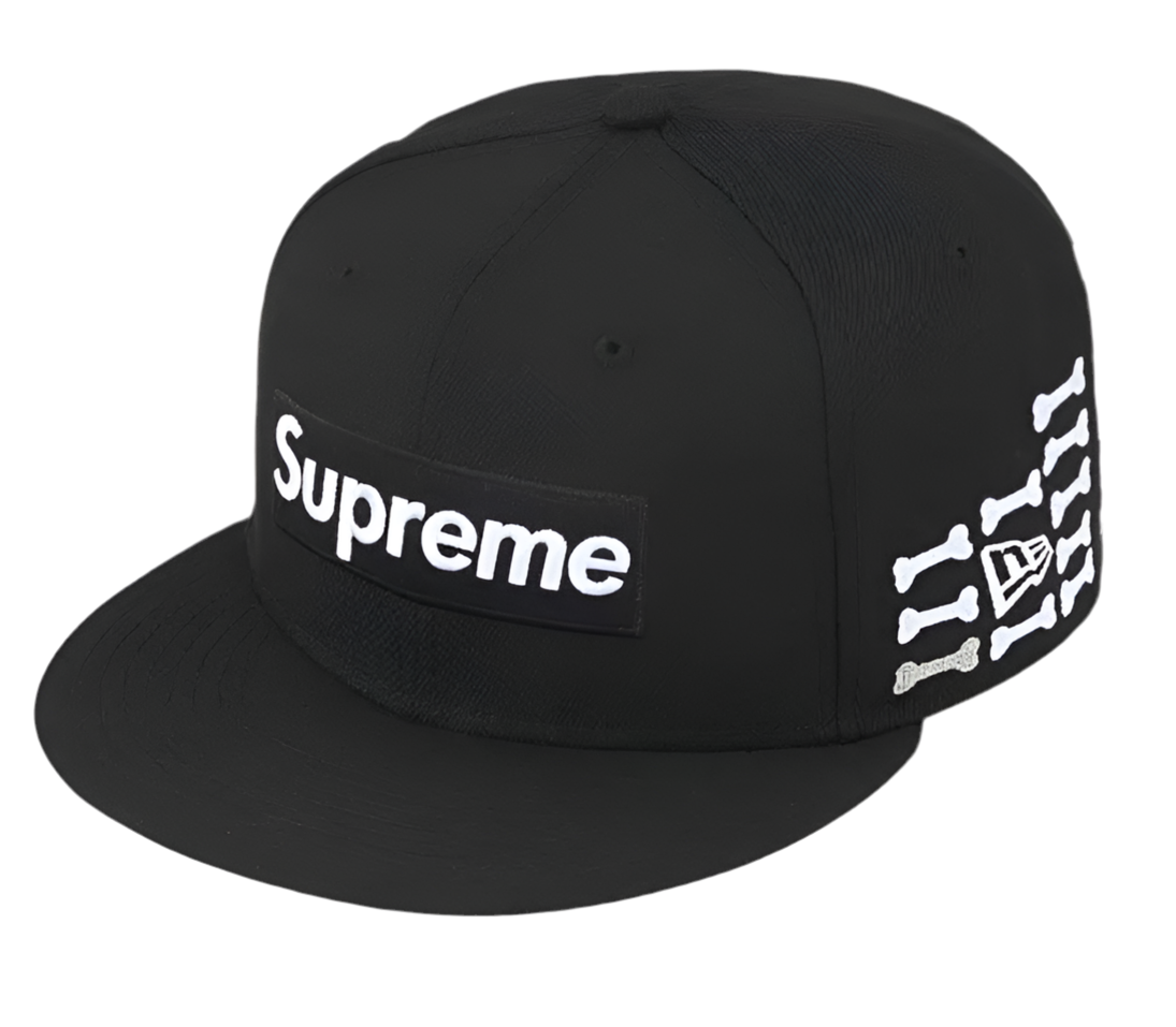 Supreme Bones Box Logo New Era 59Fifty Fitted Hat