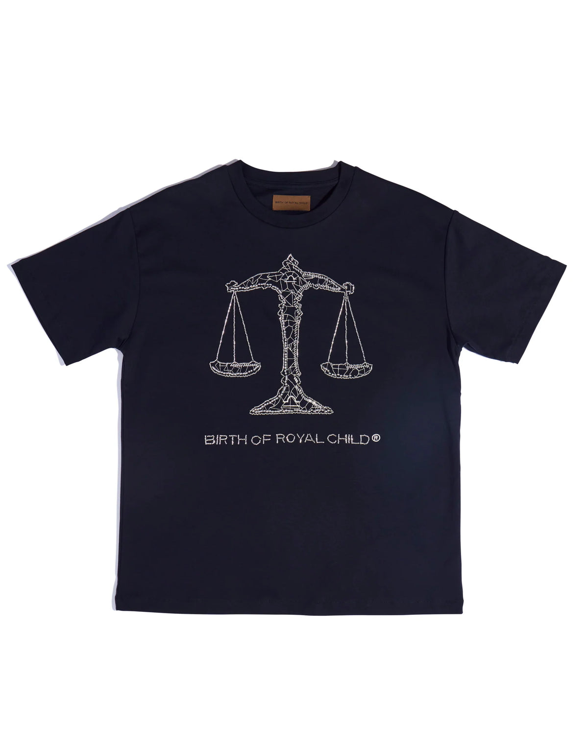 Birth Of Royal Child Zodiac Tee: Libra Black