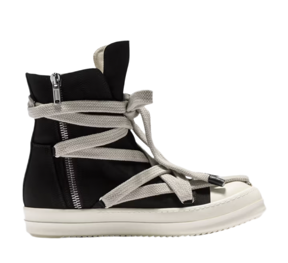 Rick Owens Porterville DRKSHDW Hexa High Black Milk USED