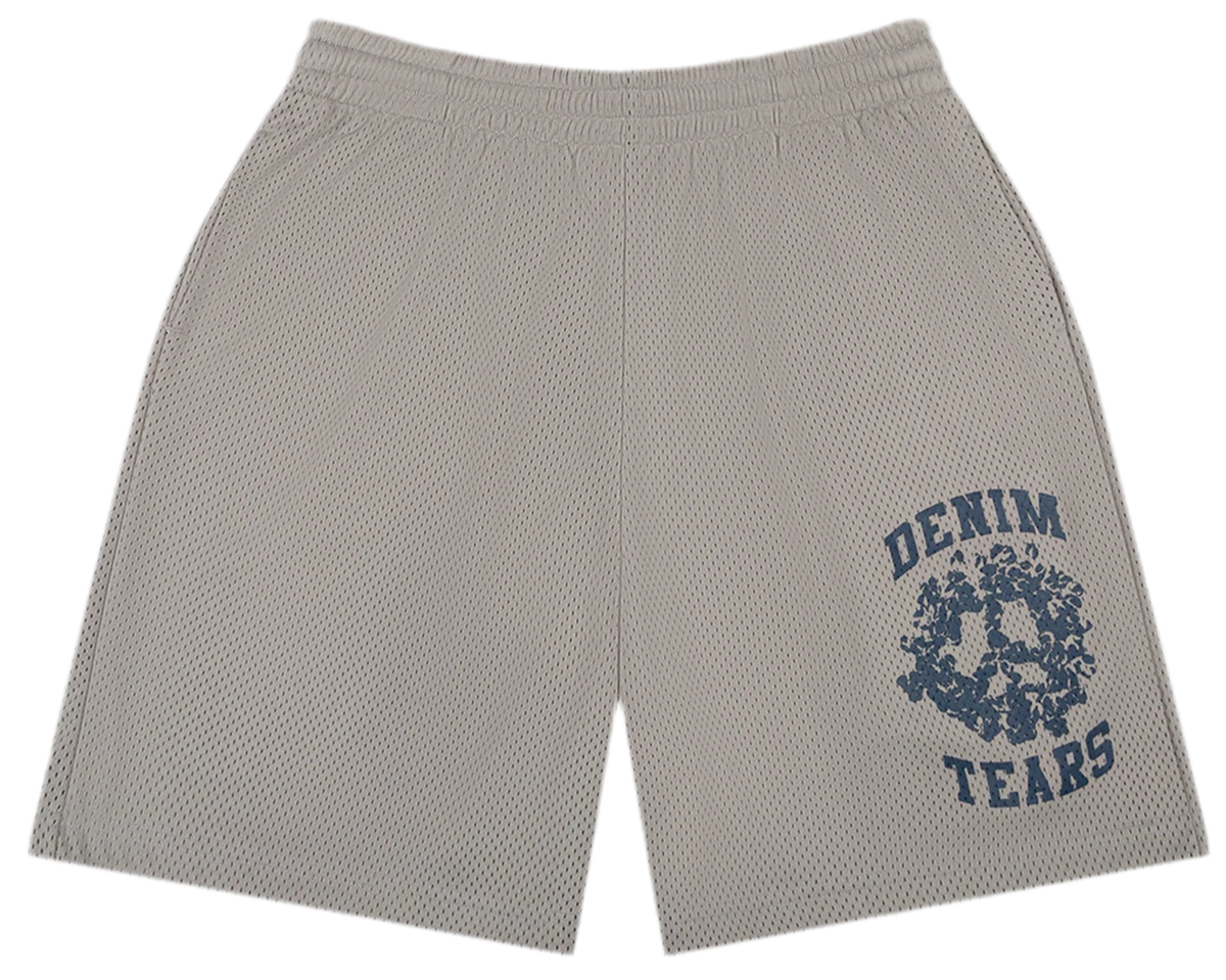 Denim Tears University Mesh Shorts Grey