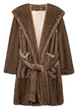 Birth Of Royal Child Robe Brown Fur Coat