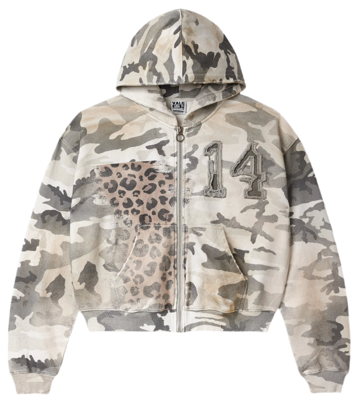 VALE FOREVER
WINTER CAMO ZIP UP