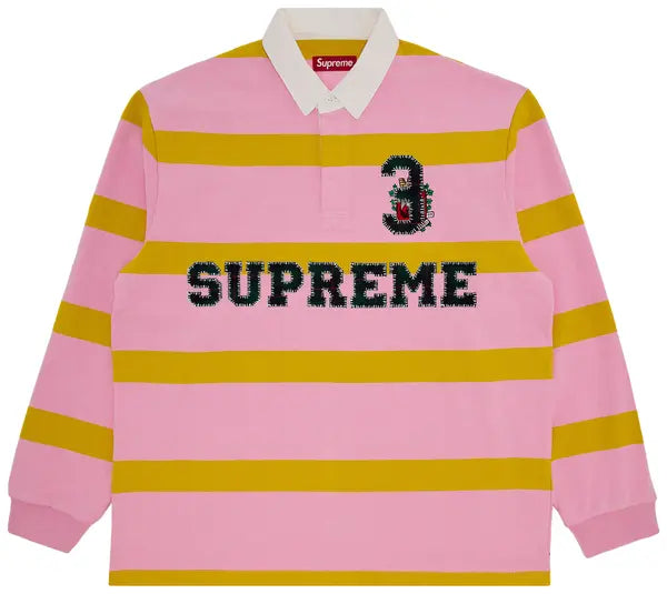 Supreme Double Appliqué Rugby (Pink)