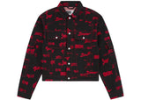 Sp5der 5EX AOP DENIM TRUCKER JACKET