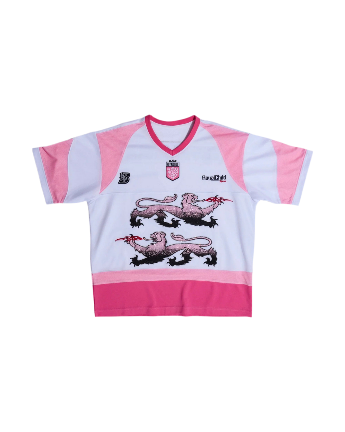 Birth Of Royal Child Double Lion Jersey Pink