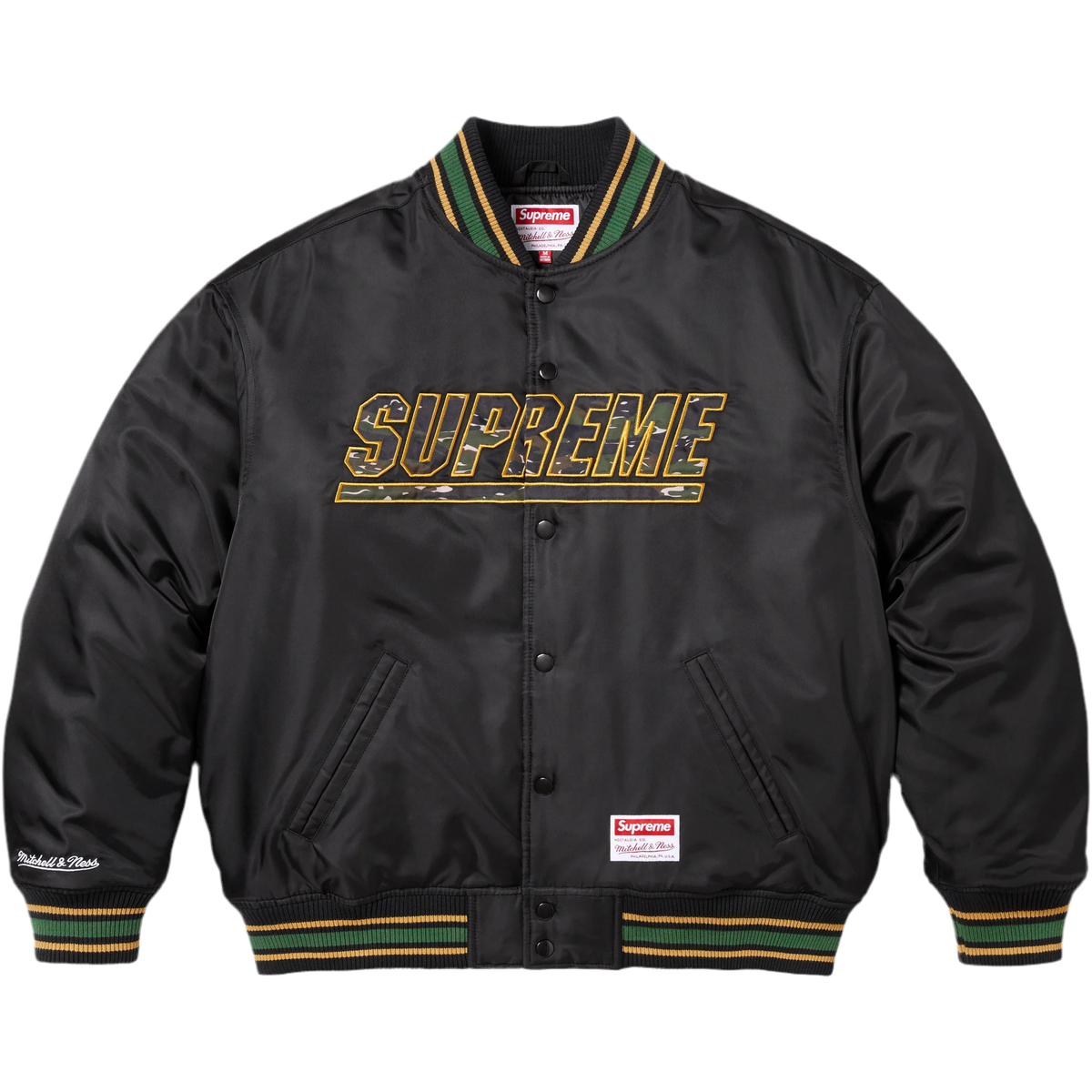 Collab Nylon Varsity Jacket