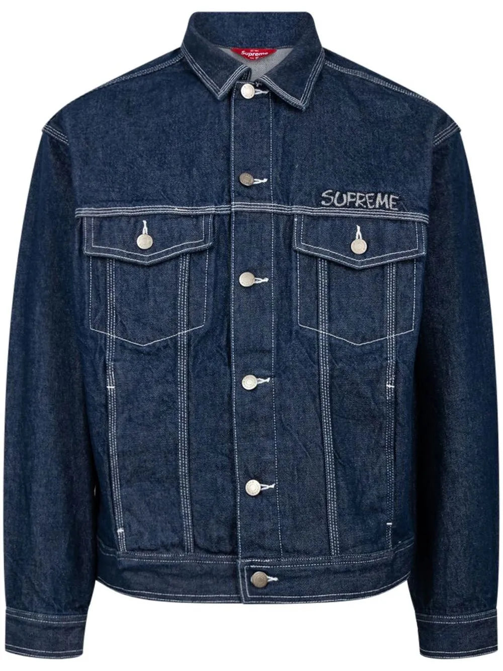 Supreme Smurfs Denim Jacket
