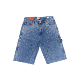 Politics Jorts Cosmo Blue Silver
