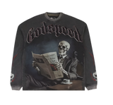 Godspeed Black Monday  Long-Sleeve T-Shirt 'Grey Wash'
