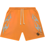 Hell Star Flame Shorts Orange/Grey