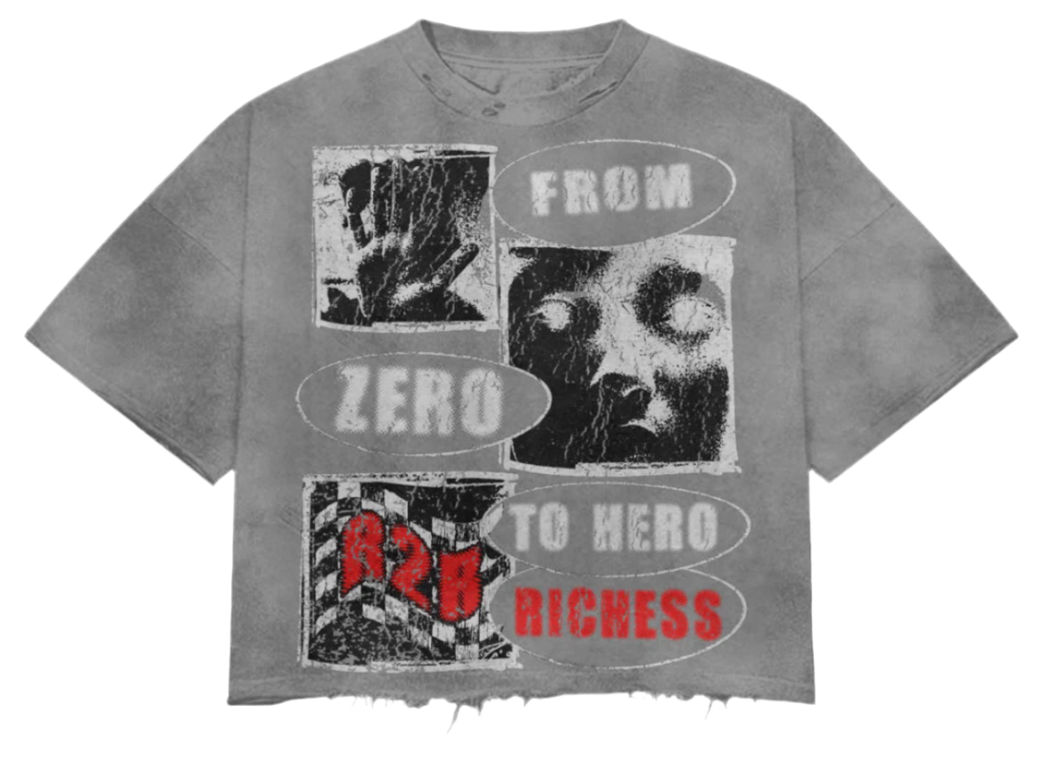 R2R RICHESS ZERO TO HERO TEE