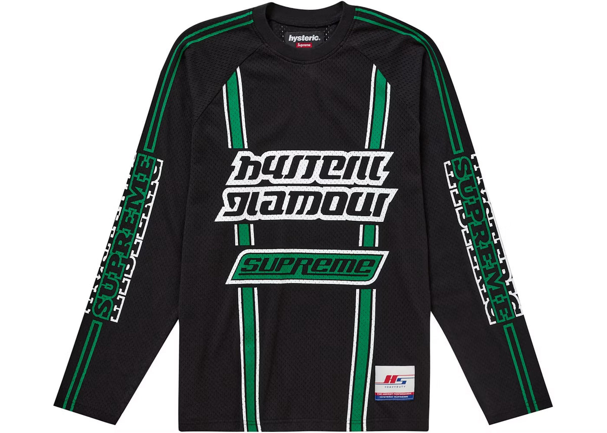 Supreme Hysteric Glamour Mesh Black LS