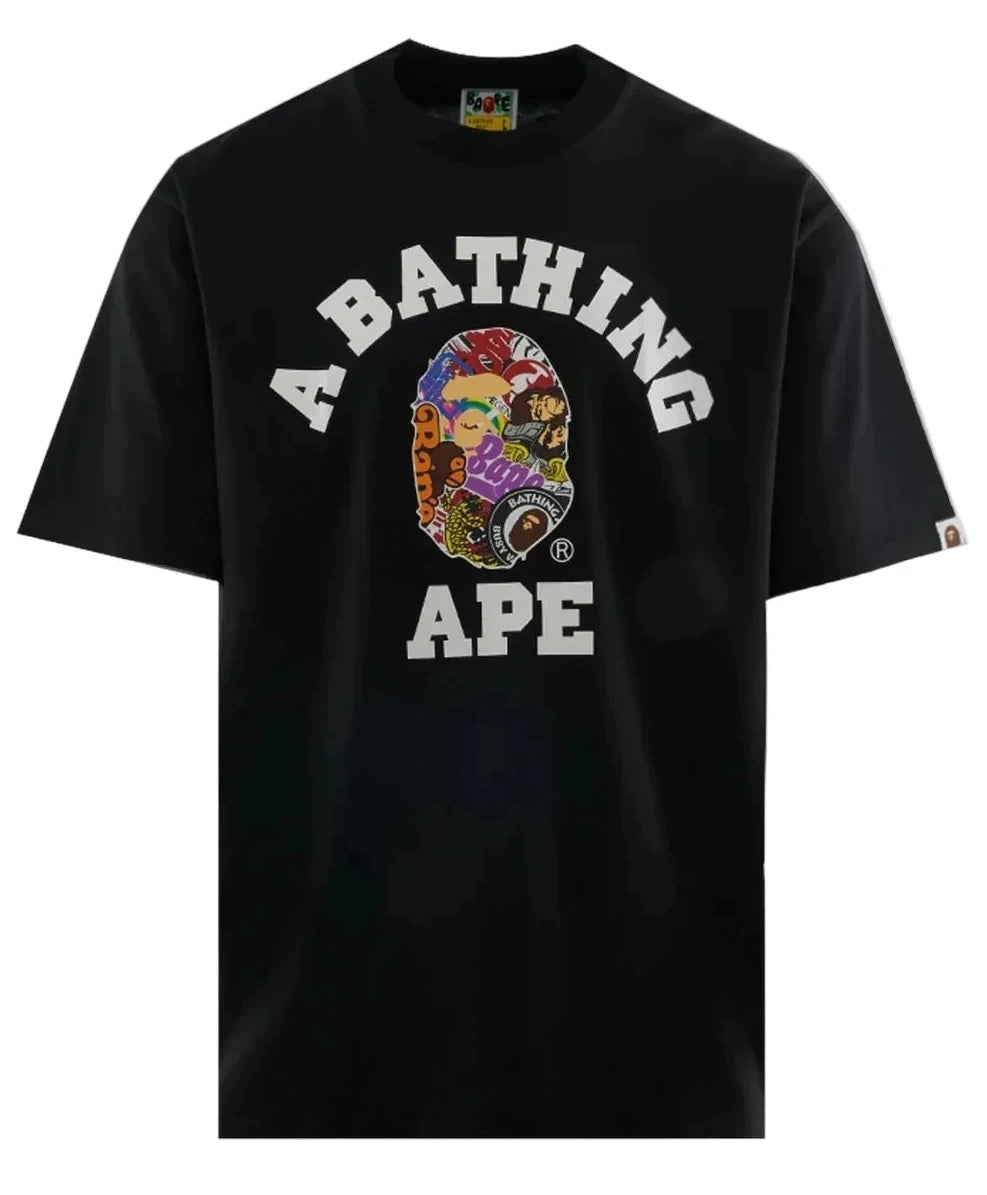 Bape Palm Tree Camo Tee Black